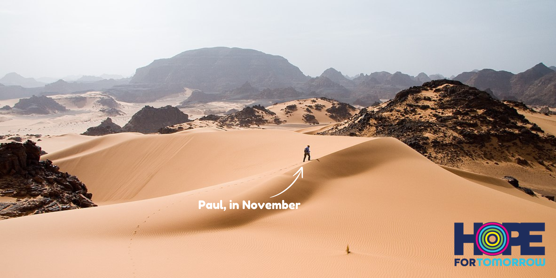 Paul Harris Takes on the Sahara: A Trek for Hope for Tomorrow